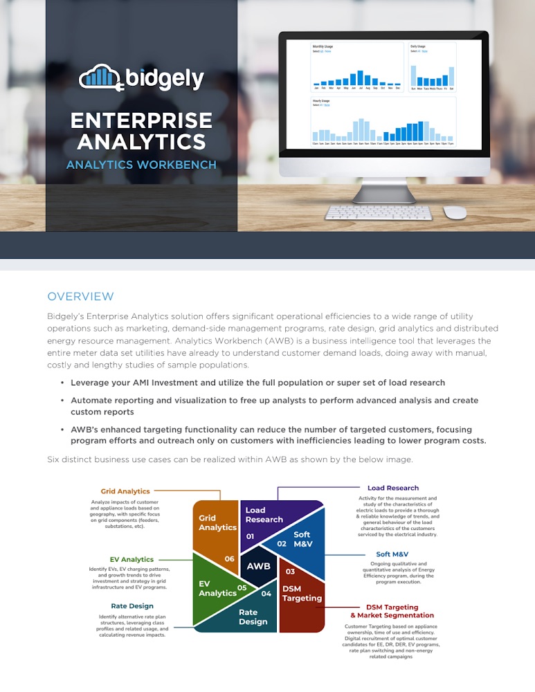 Analytics Workbench for Enterprise Analytics