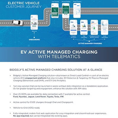 EV Active Managed Charging with Telematics