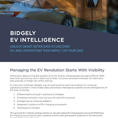 EV Intelligence: Unlock Smart Meter Data Value
