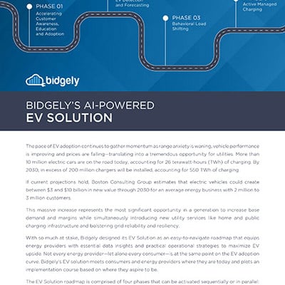 Bidgely's AI-Powered EV Solution: Four Phases
