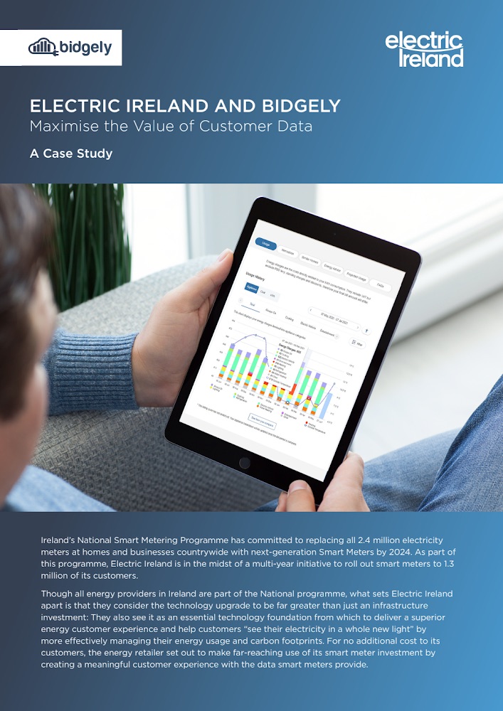 Electric Ireland and Bidgely Maximize Customer Data Value