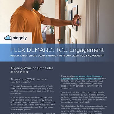 Flex Demand: TOU Engagement Solution Brief