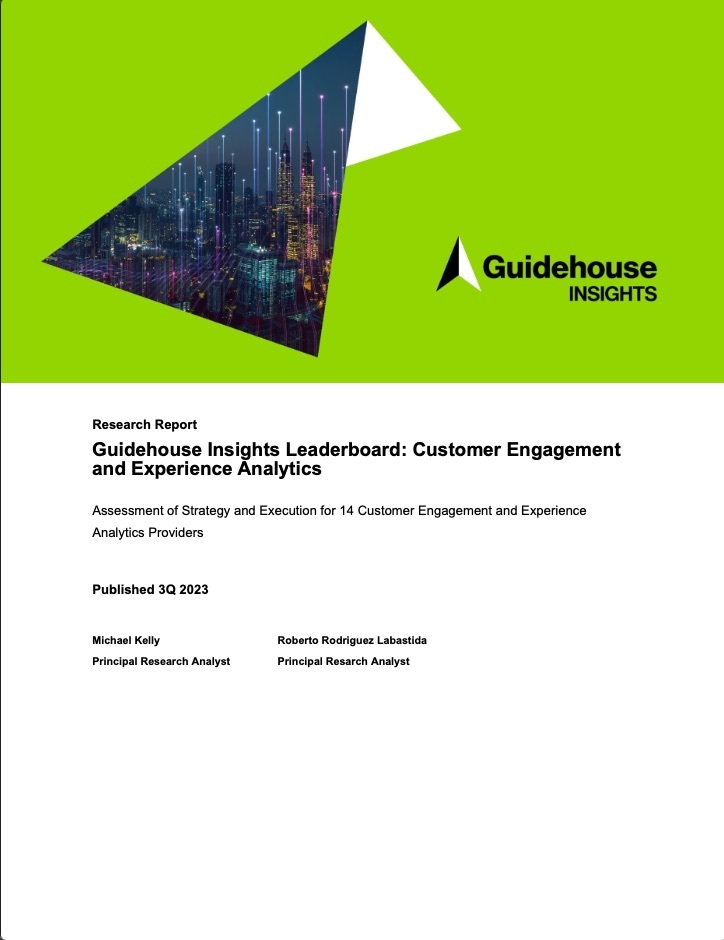 Bidgely Recognized as a Leader in Guidehouse Insights Customer Engagement & Experience Analytics Leaderboard
