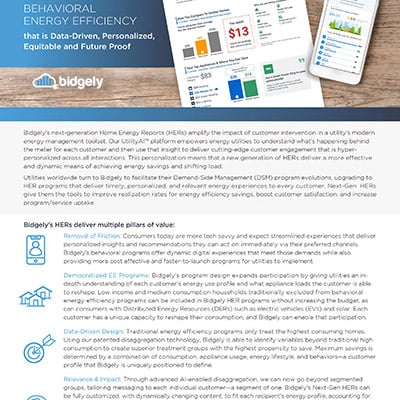 Next-Gen Home Energy Reports Solution Brief
