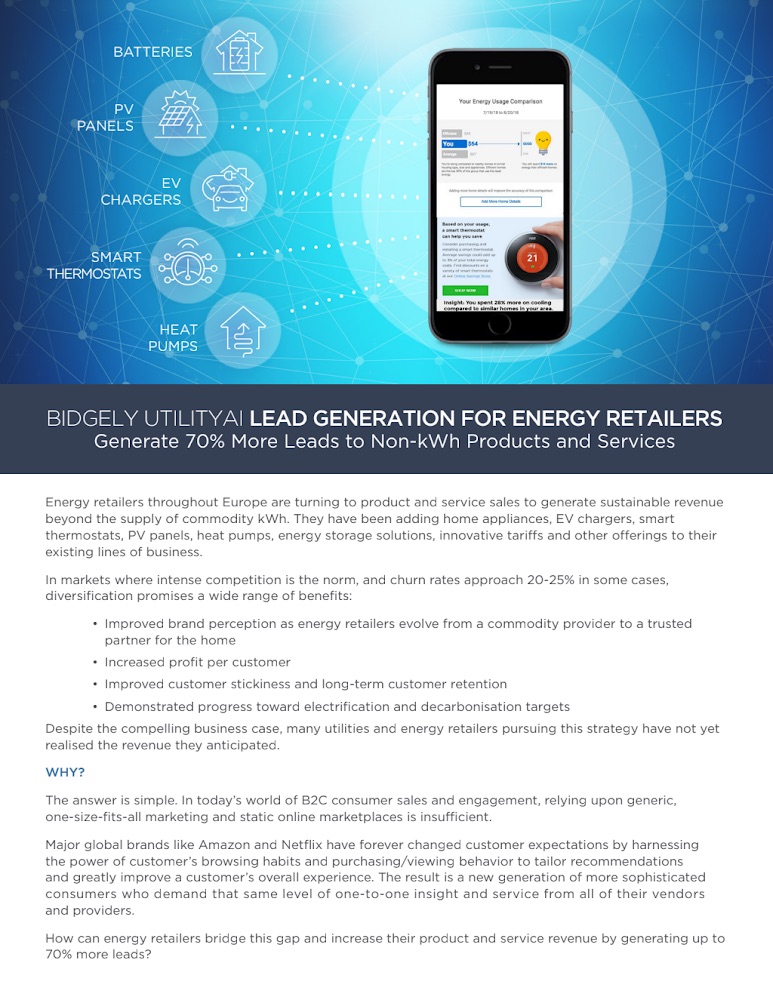 UtilityAI™ Lead Generation for Energy Retailers