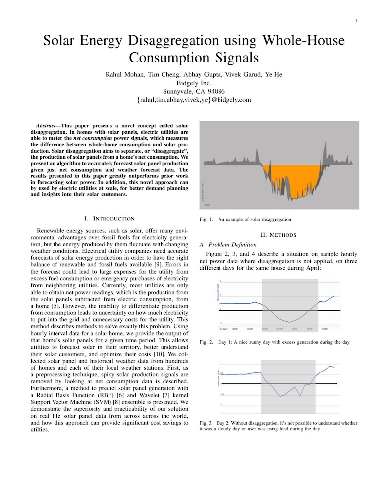 Solar Energy Disaggregation Using Consumption Data